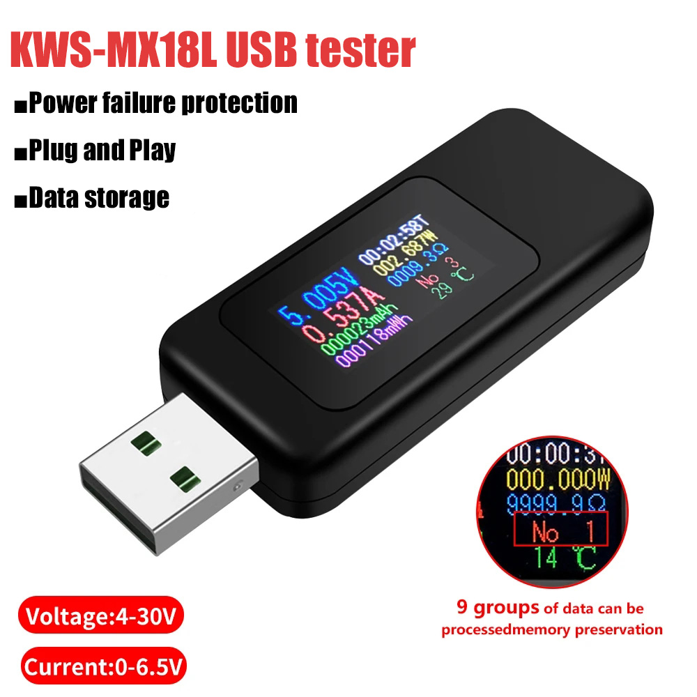 Diy Electronic Load - 10 in 1 USB Tester DC