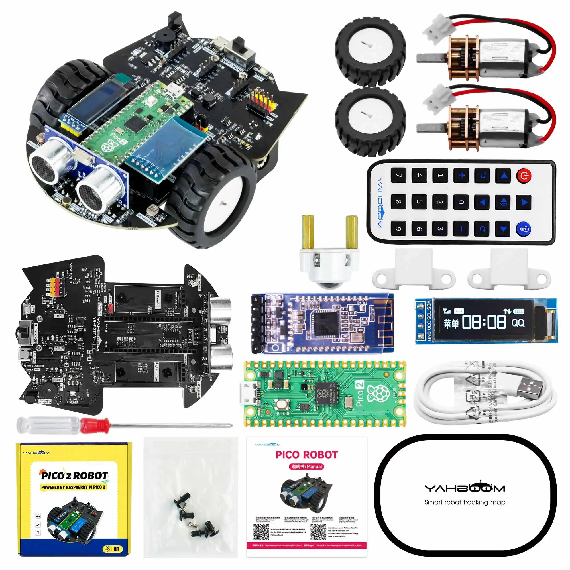 Yahboom Raspberry Pi Pico 2 Ro - огляд і ціна Diy Electronics Raspberry Pi