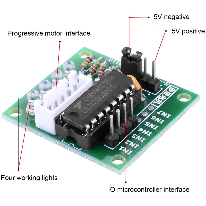 5Sets ULN2003 28BYJ-48 5V Step - огляд і ціна Stepper Motor 28Byj