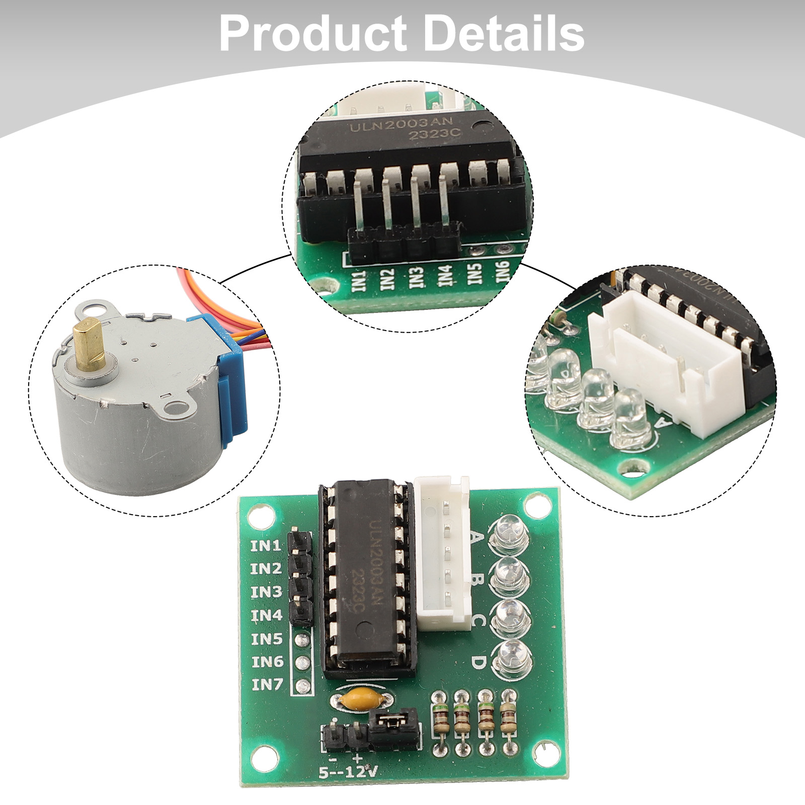 5V 4-Phase Stepper Motor 28BYJ - огляд і ціна Stepper Motor 28Byj