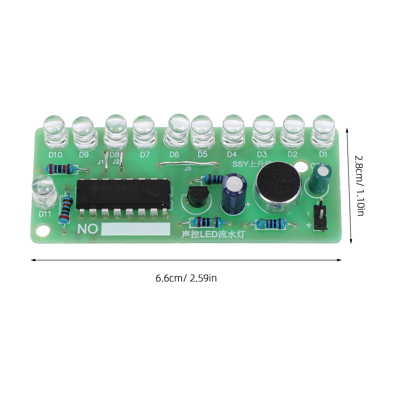 2Set Sound Control LED Flow Li - огляд і ціна Diy For Electronics