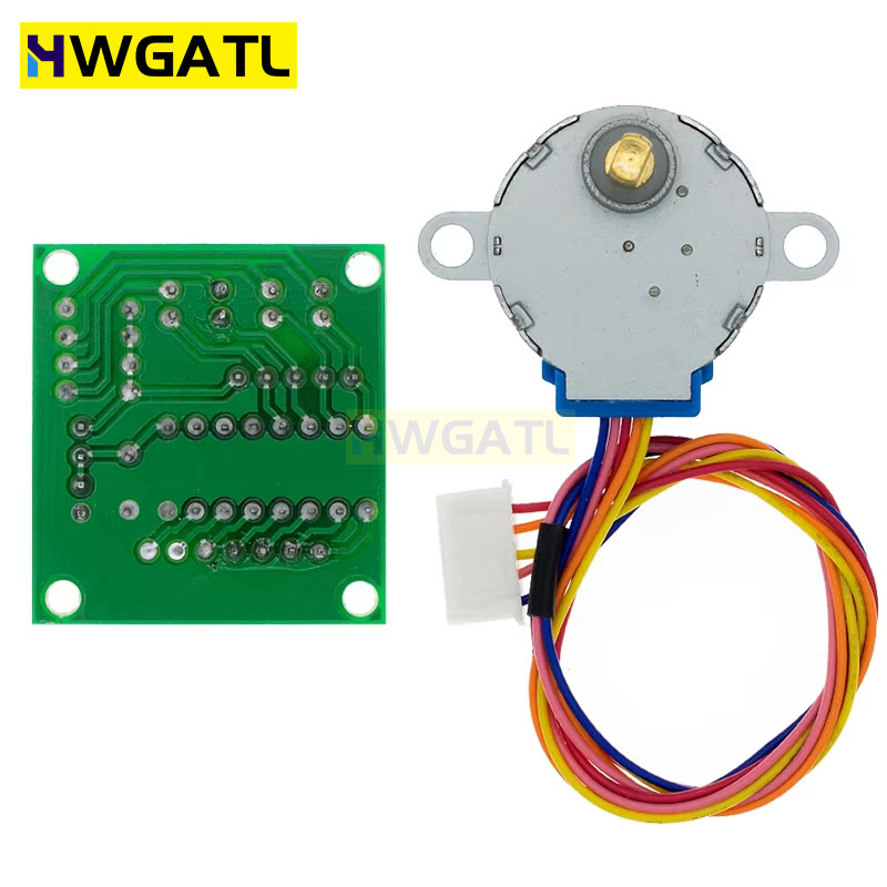 HWGATL 5V 4-Phase 28BYJ-48 DC  - огляд і ціна Stepper Motor 28Byj