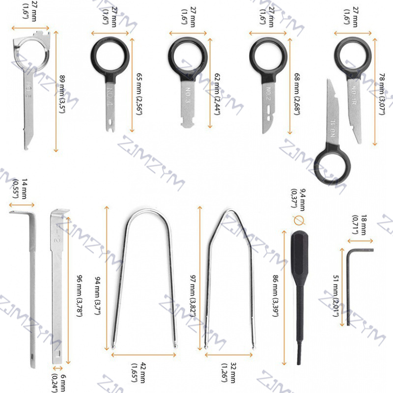 20PCS/Set Radio Removal Tool K - огляд і ціна Diy Electronics Radio