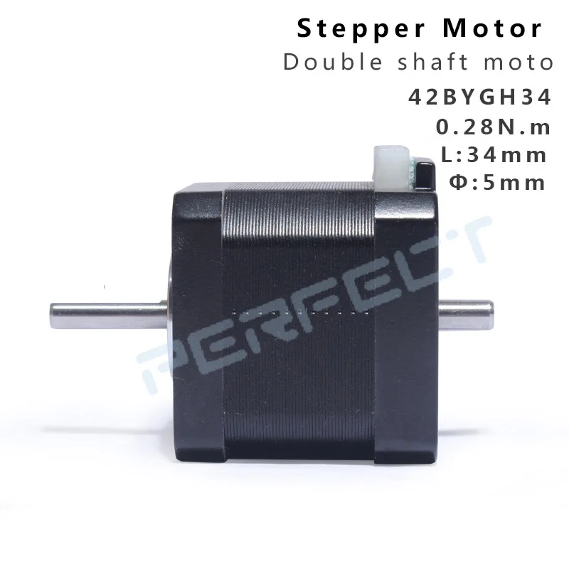 Double Shaft Motor 42BYGH34 Ne - огляд і ціна Stepper Motor 28Byj