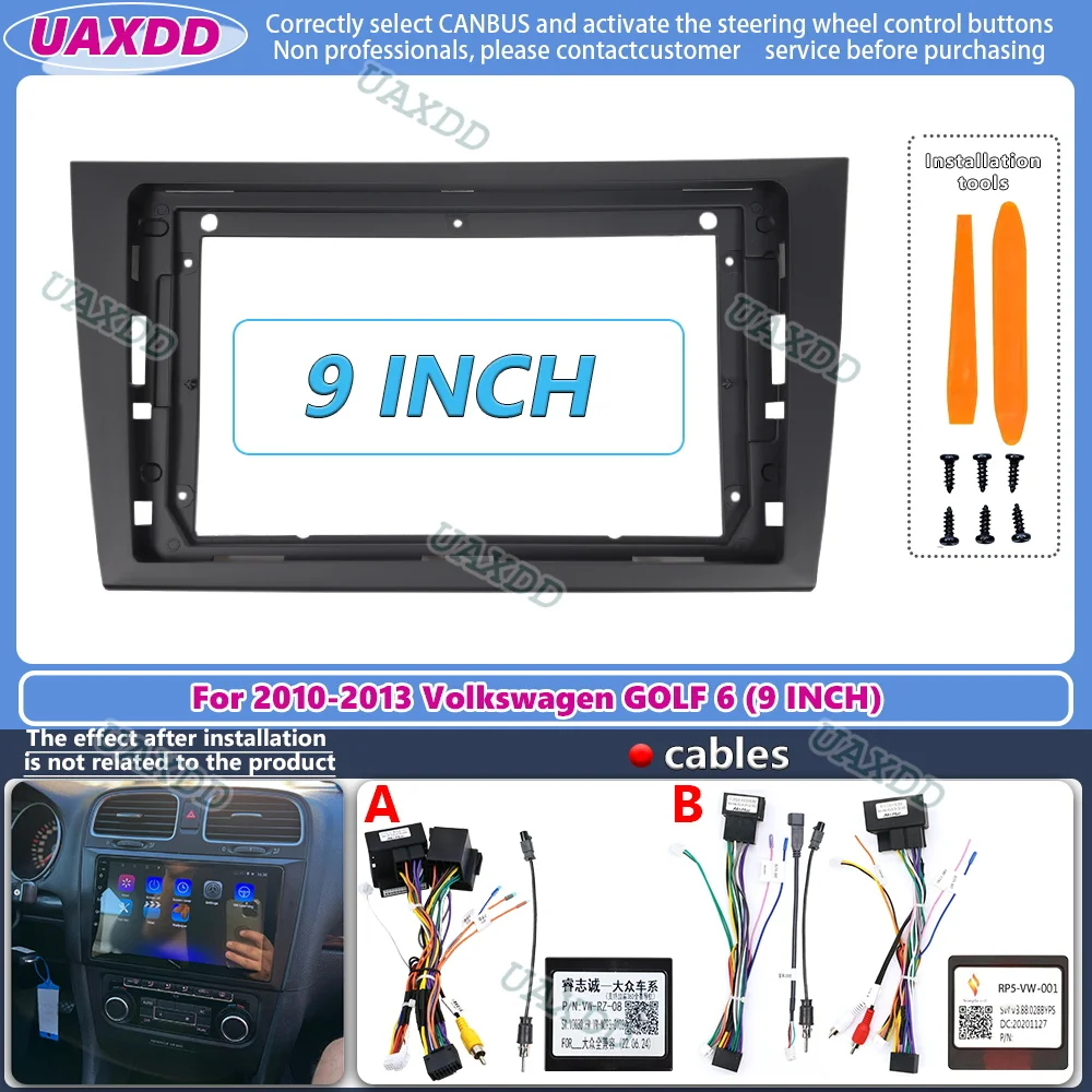 9 Inch Car DVD Frame For Volks - огляд і ціна Diy Electronics Radio